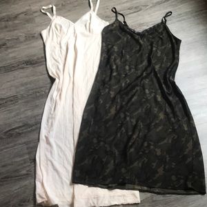Slip / Nightie Set : Camo & Cream